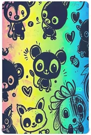 Wajiw Cute Animals Crib Sheets for Girls and Boys
