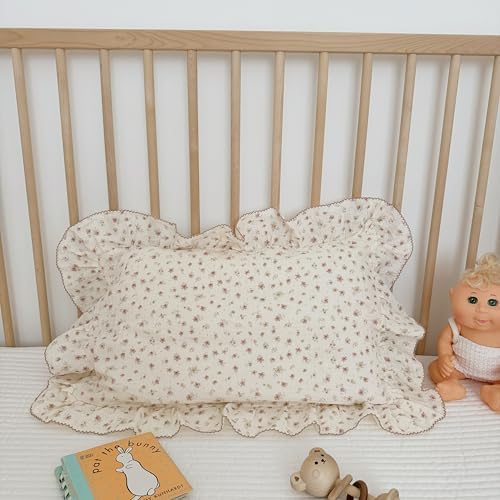 BuLuTu 4-Layer Muslin Toddler Pillowcase Set