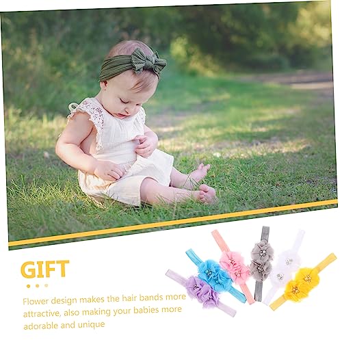 ERINGOGO 6Pcs Elastic Headbands for Baby and Kids