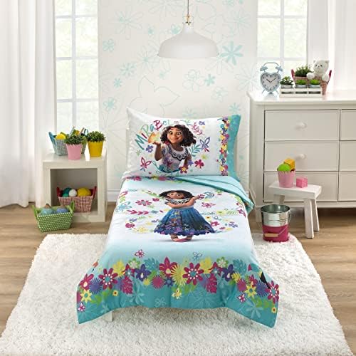 Disney Encanto Tropical Delight 4 Piece Toddler Bedding Set