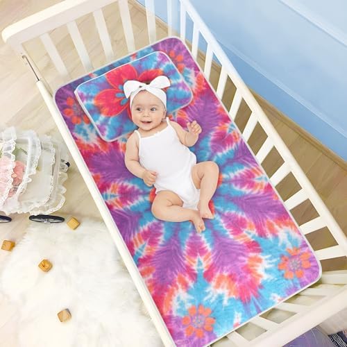 Bohemian Tie-dye Cooling Mattress Cover 28x52