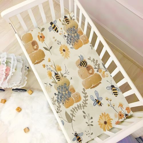 Wajiw Crib Sheets Soft Breathable Fitted for Standard Mattresses 1