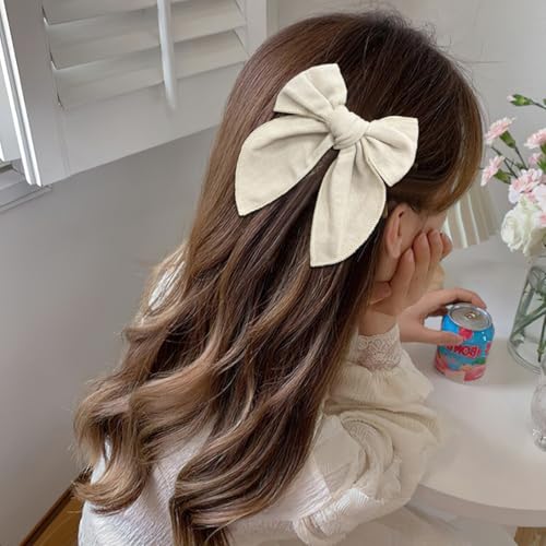 JOYOYO Fable Girls Hair Bows Cotton Linen Alligator Clips