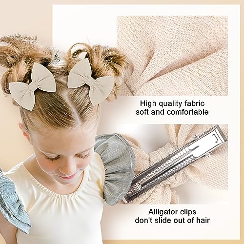 ONENINEDREAM Baby Girls Hair Bow Clips Set 6PCS