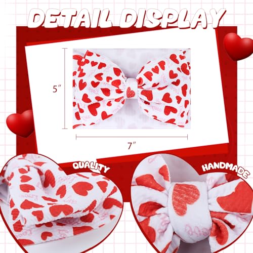 YanJie Baby Girl Headbands with Heart Print