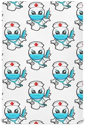 Qilmy Halloween Ghosts Crib Sheet for Baby Soft Breathable Snug Fit