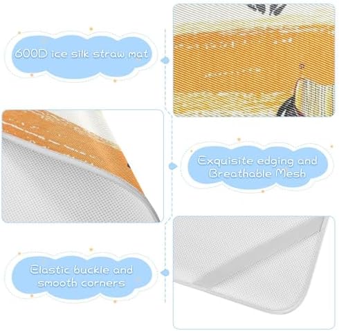 Desert Camels Cooling Baby Crib Mattress Pad 28x52