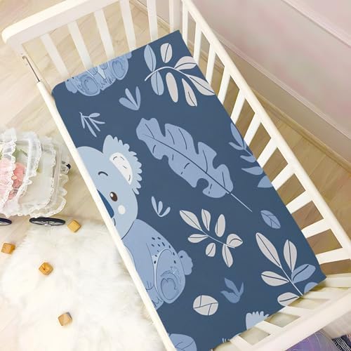Wajiw Crib Sheets for Girls and Boys Soft Breathable Fitted Sheets