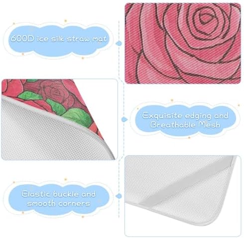 Cooling Baby Mattress Protector 28 x 52 Inch Washable Crib Pad