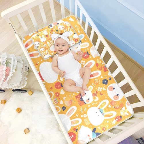Cooling Baby Mattress Pad 28x52 Reusable for Kids and Adults