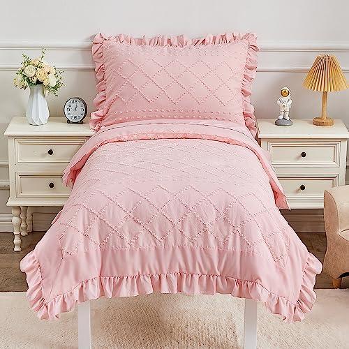 Cozyholy 4 Piece Boho Toddler Bedding Set