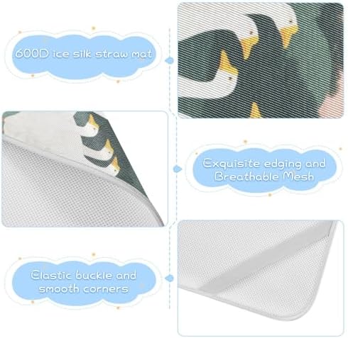 Ultra Soft Cooling Waterproof Crib Mattress Pad for Baby Toddler