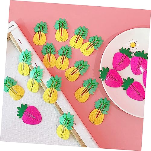 Pineapple Hair Clips 10 Pcs for Kids and Babies