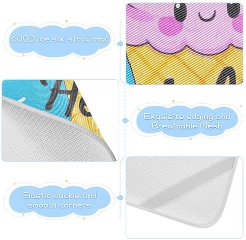Cooling Baby Crib Mattress Sheets with Elastic Band