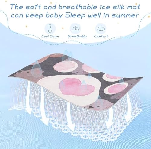 Cooling Mattress Pad for Baby and Kids 28x52