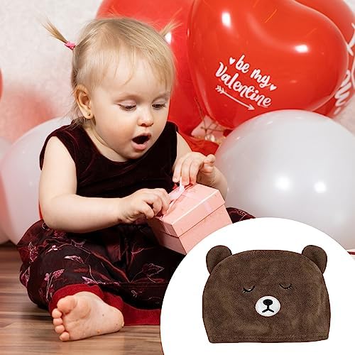 IFaryMes Toddler Bath Towel with Hood - Brown Bear