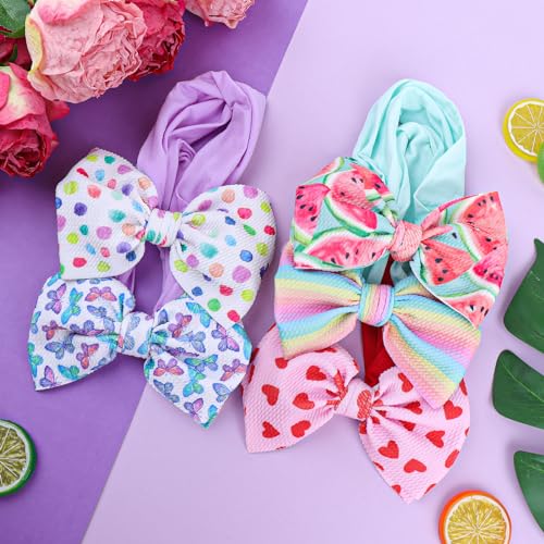 Lanmerry Valentines Day Big Baby Girl Hair Bows