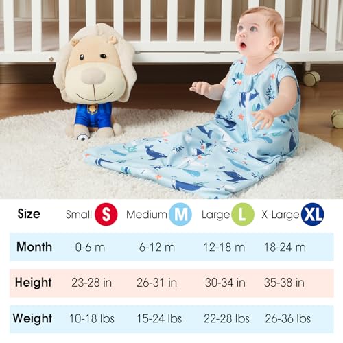 Davids Kids Micro Fleece Sleep Sack 6-12 Months 2 Pack