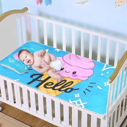 Cooling Baby Crib Mattress Sheets with Elastic Band