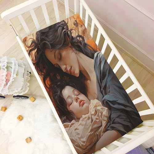 Wajiw Crib Sheets Soft Breathable Fitted for Standard Crib Mattresses 1