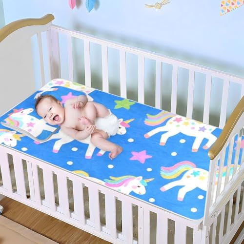 Cooling Baby Mattress Pad Cover with Elastic Band 28x52