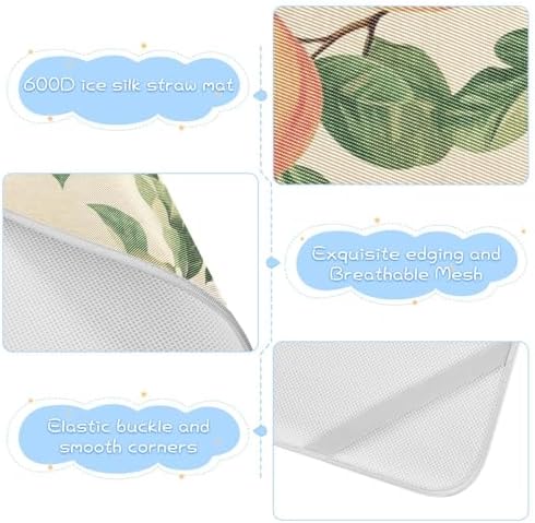 Funny Peach Cooling Mattress Pad Protector 28x52