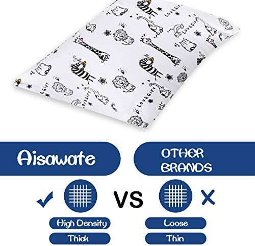 Aisawate Toddler Pillowcases 14x19 2 Pack Cotton