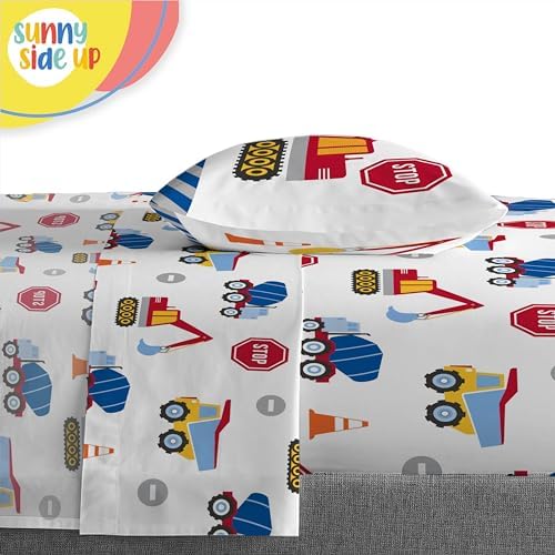 Sunny Side Up Construction Zone Toddler Comforter Set