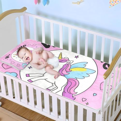 Welcome Home Cooling Baby Mattress Pad Protector 28x52