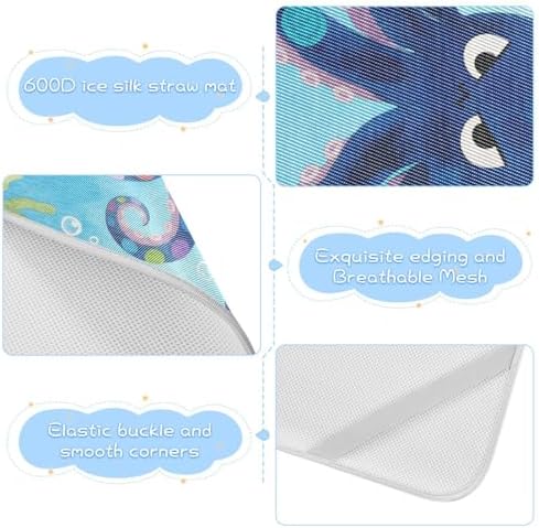 Cooling Marine Animal Mattress Pad Protector 28x52