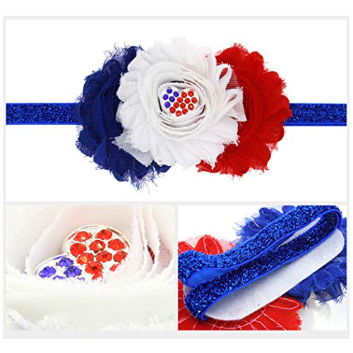 4th of July Baby Girl Headband Bow