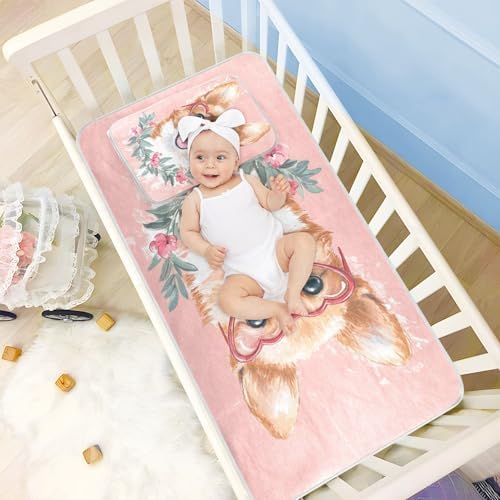 Cooling Baby Mattress Pad 28x52 Crib Bumper Pad for Kids