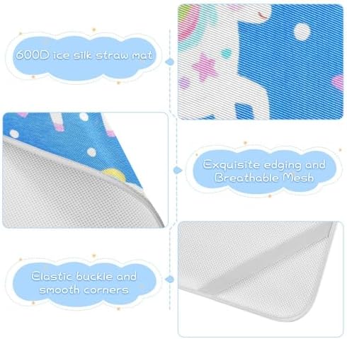 Cooling Baby Mattress Pad Cover with Elastic Band 28x52