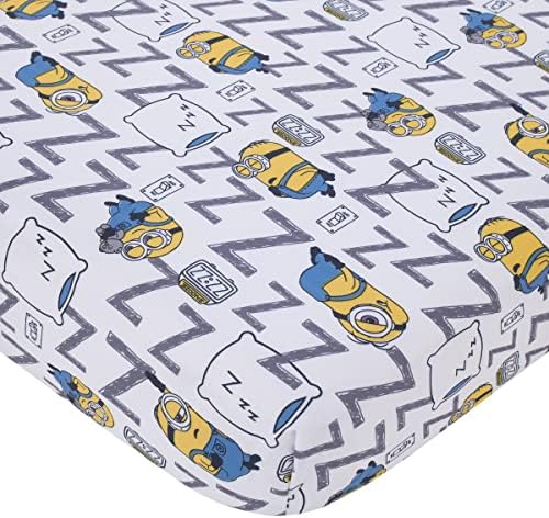 NoJo Illimuniation Lazy Minions Bed Set 4 Piece