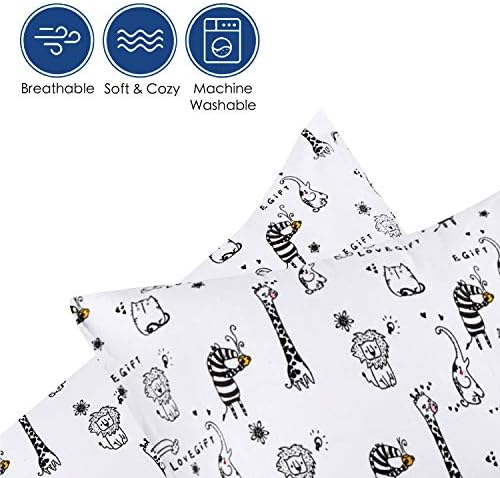 Aisawate Toddler Pillowcases 14x19 2 Pack Cotton