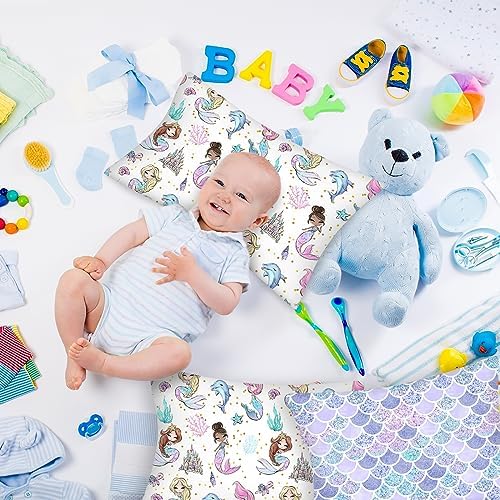 Ganeen Mermaid Toddler Pillowcase 2 Pcs 14x19