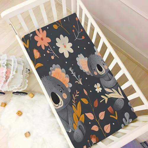 Wajiw Koala Crib Sheets for Soft and Breathable Sleep 1