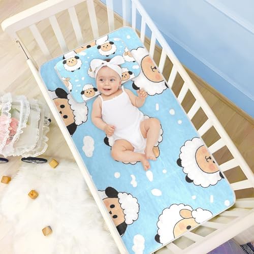 Cooling Baby Mattress Pad with Elastic 28x52 Inch