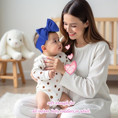 Baby Girl Bows Wide Headband Newborn Hairband Gift Red Blue