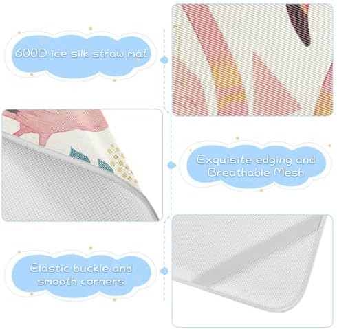 Cooling Baby Mattress Pad with Breathable Design 28x52