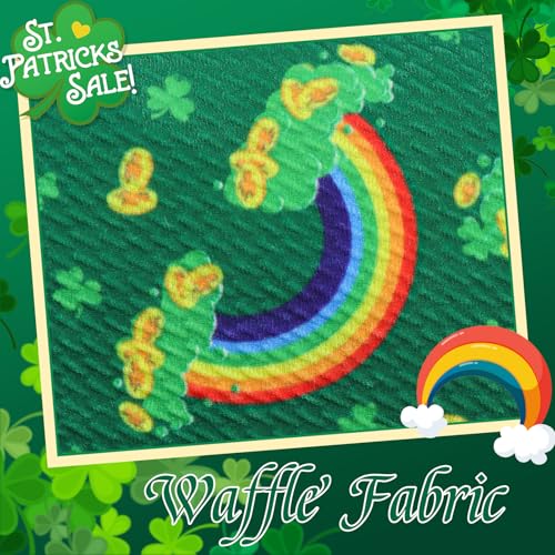 YanJie St Patricks Day Clover Headband with Green Bow