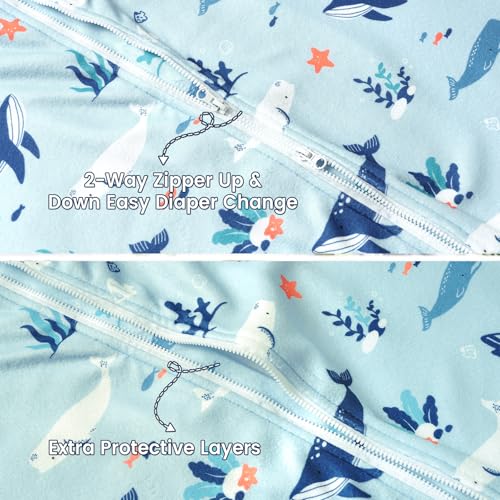 Davids Kids Micro Fleece Sleep Sack 6-12 Months 2 Pack