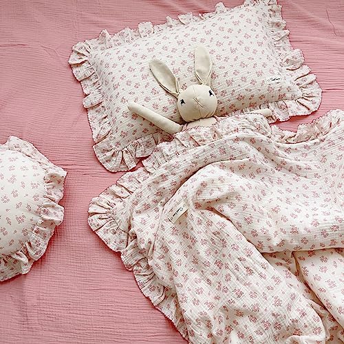 BuLuTu 4 Layer Muslin Cotton Toddler Pillowcase 1