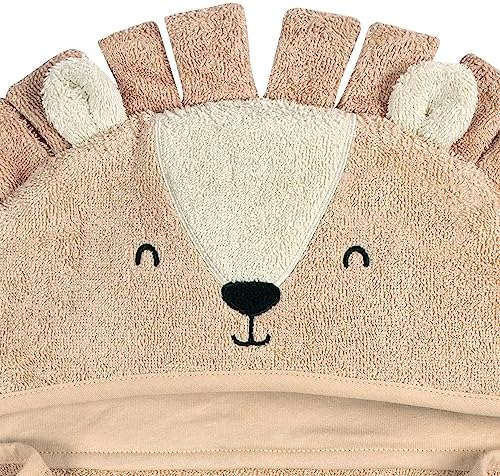 Gerber Baby Animal Hooded Towel Set Brown Lion One Size