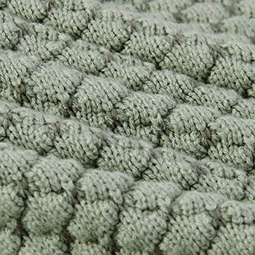 Mimixiong Baby Swaddling Blanket 40x30 Inch Sage Green